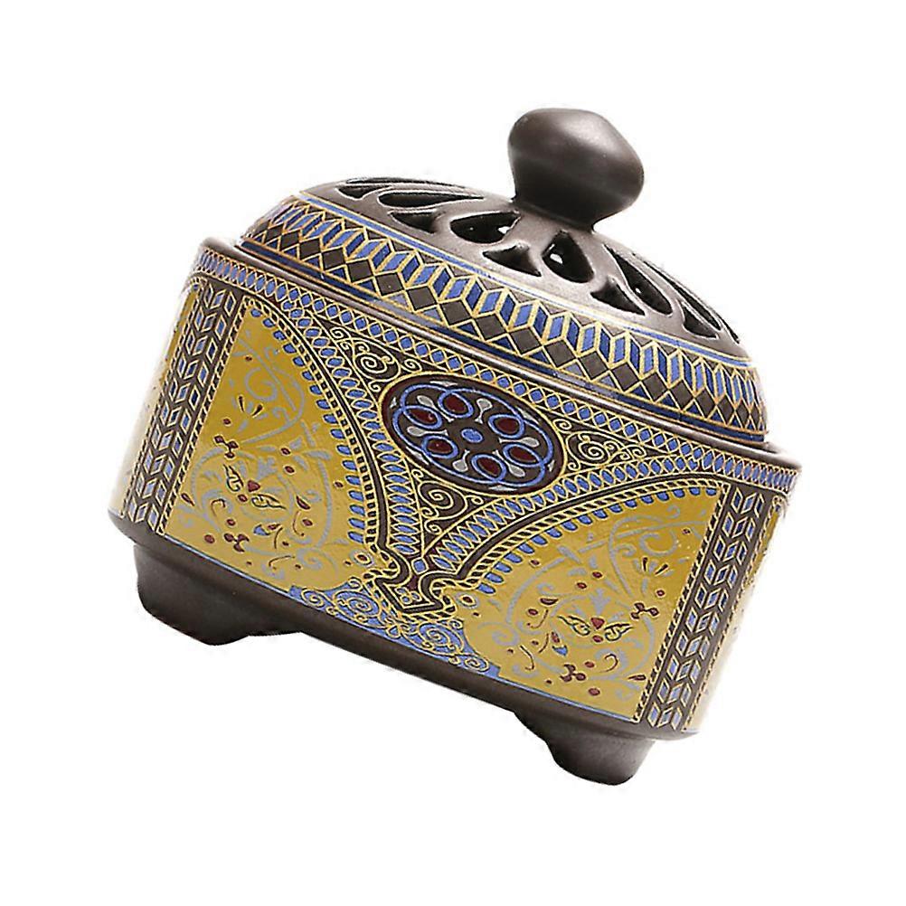 Incense Burner Ceramic Ornament for Decor 1Pcs