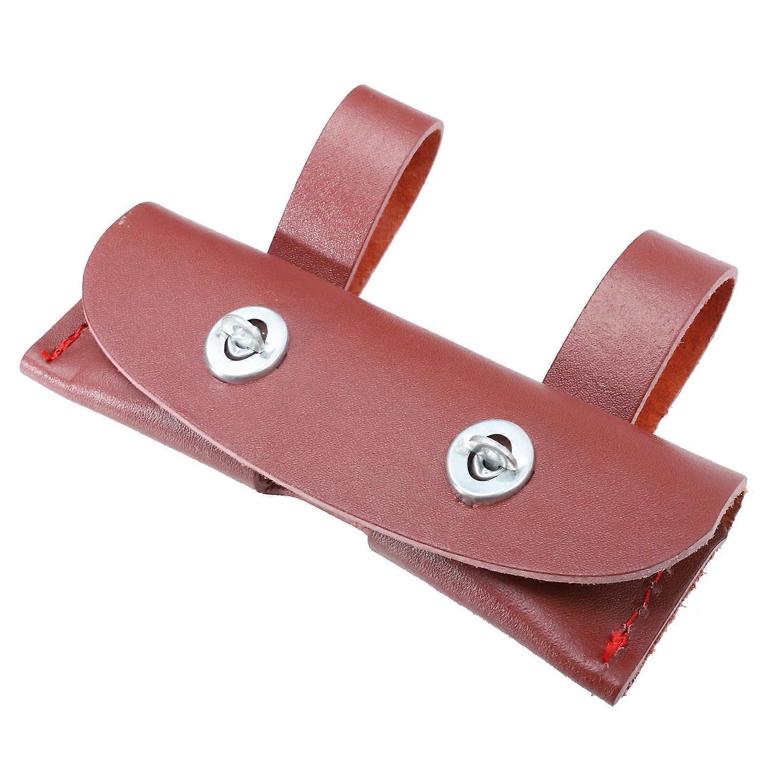 Tool Protective Sheath Prevent Cutting For Barbecue 20x14cm Brown 1Set