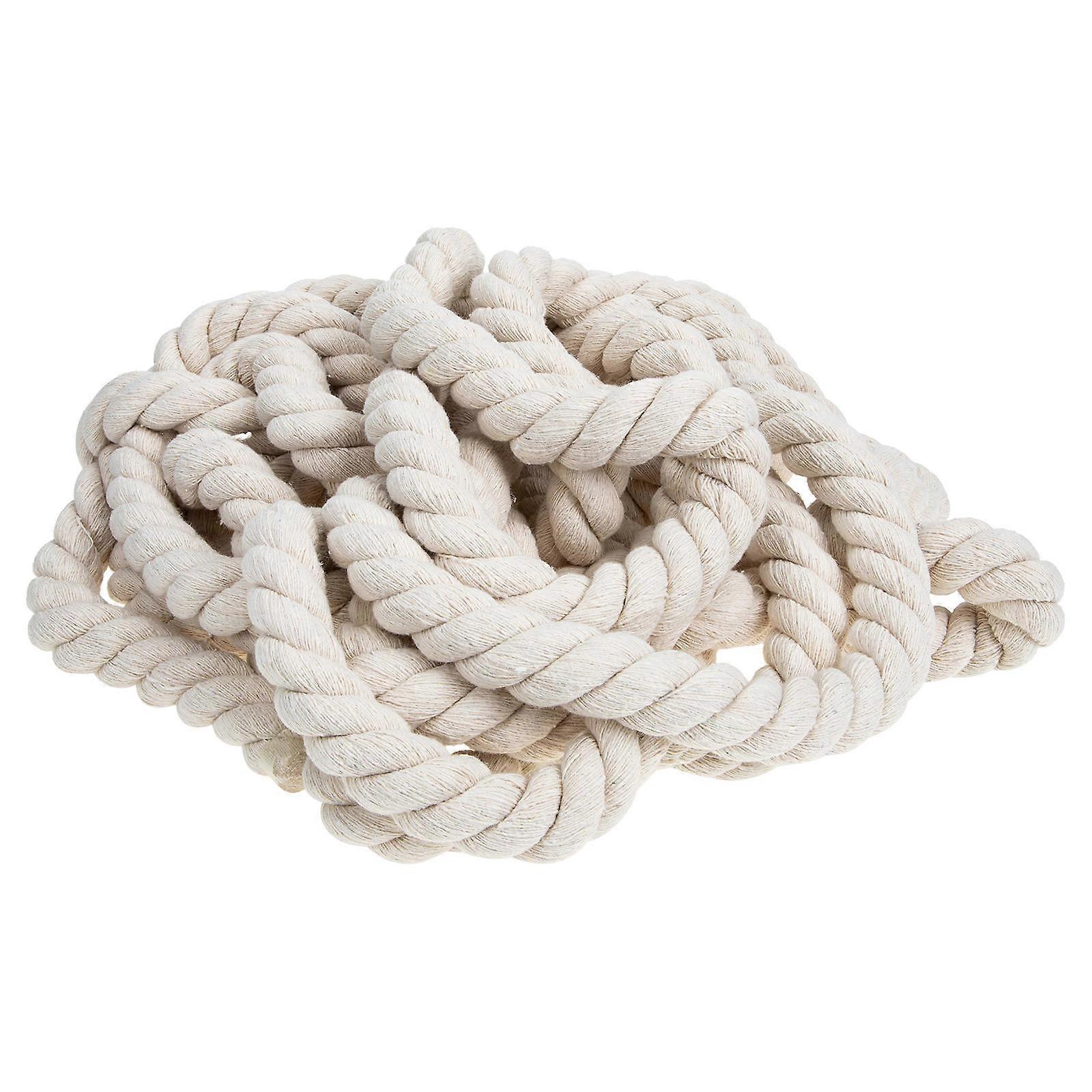 Outdoor Tug Game Rope Twisted Cotton Rope for Game Use 2Pcs Pulling
