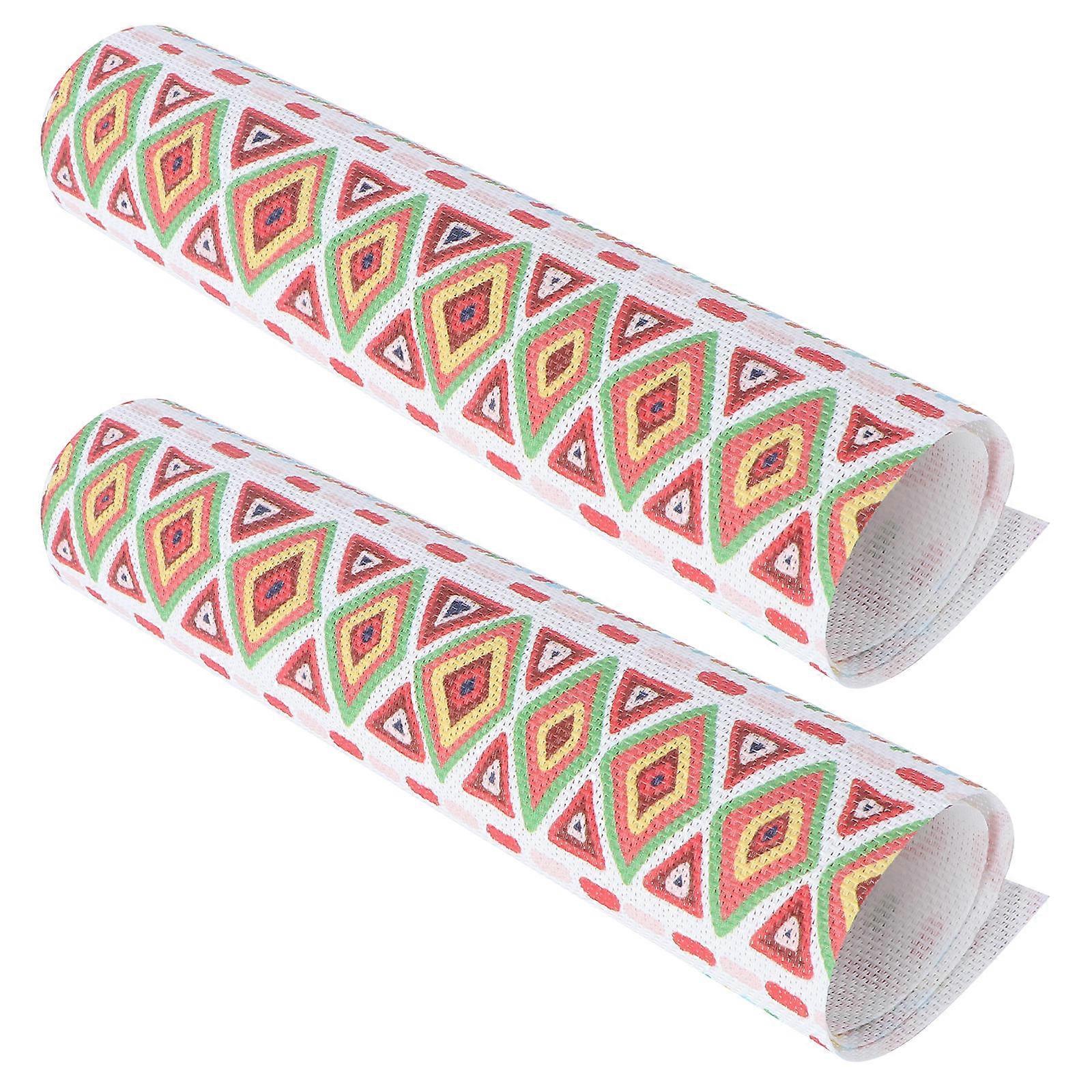 Bohemian Table Mat for Kitchen Use 4Pcs Waterproof Heat Insulation Placemat