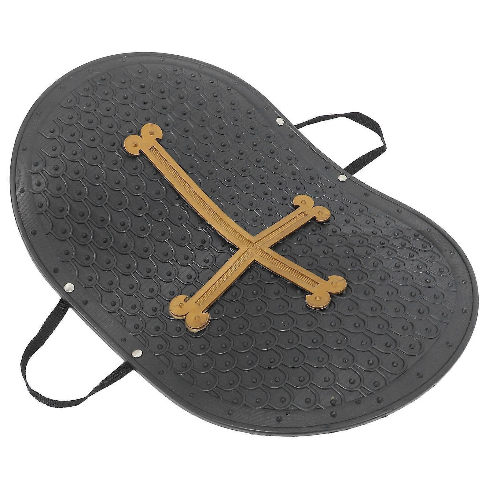 Black Plastic Kids Shield Medieval Shield for Costume