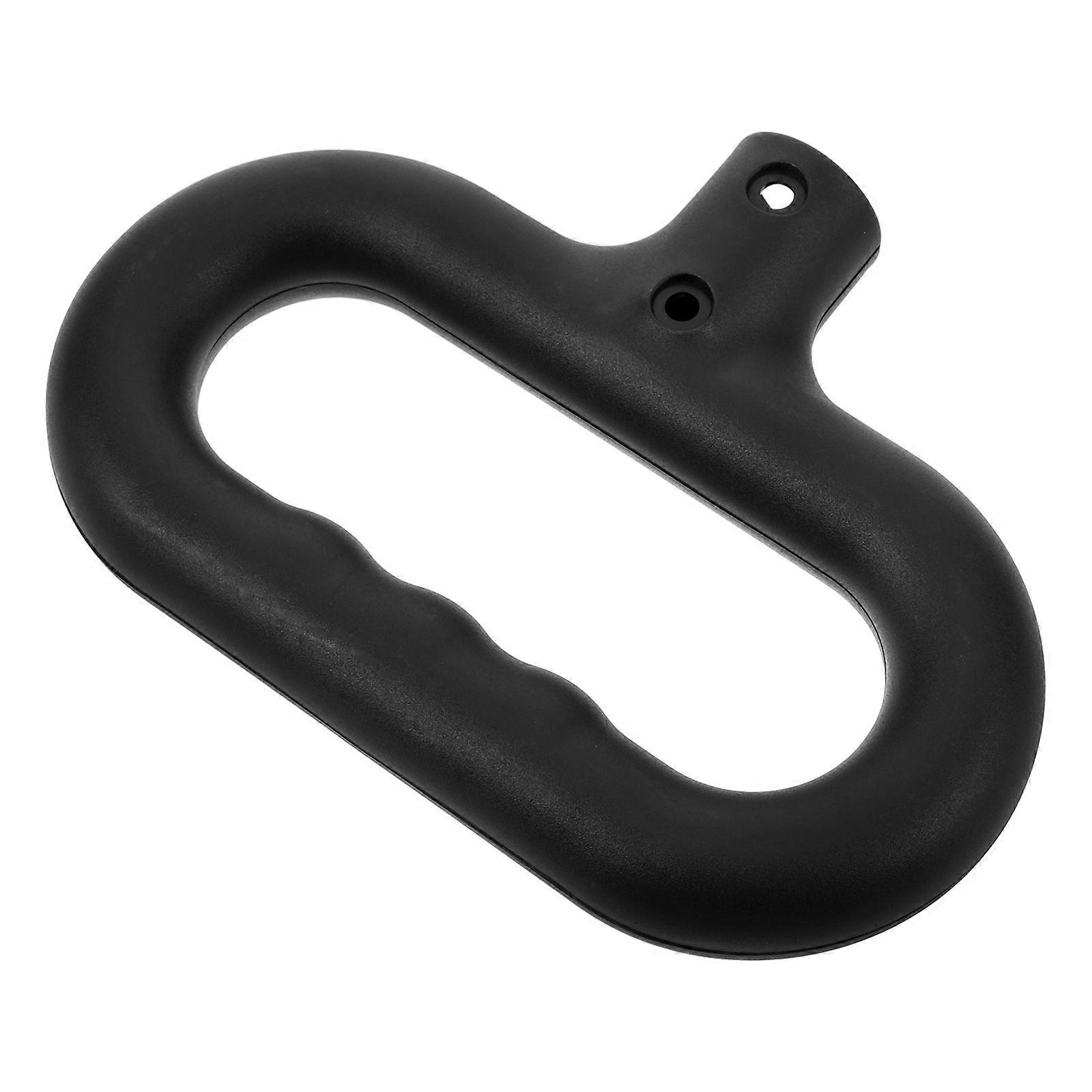 Push Handle Folding Cart Handle for Trolley Replacement 5Pcs Set Black Plastic