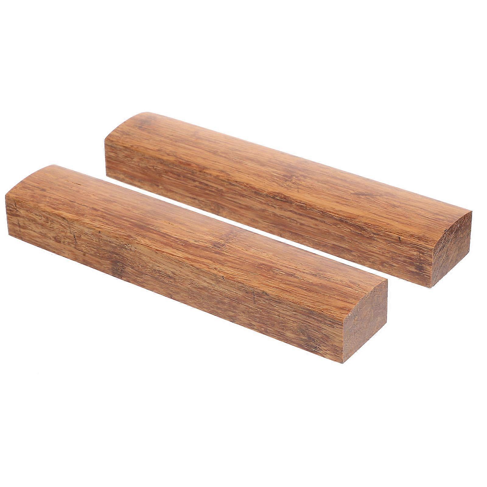 Chinese Calligraphy Paperweights Bamboo Durable Desktop Paperweights 2Pcs