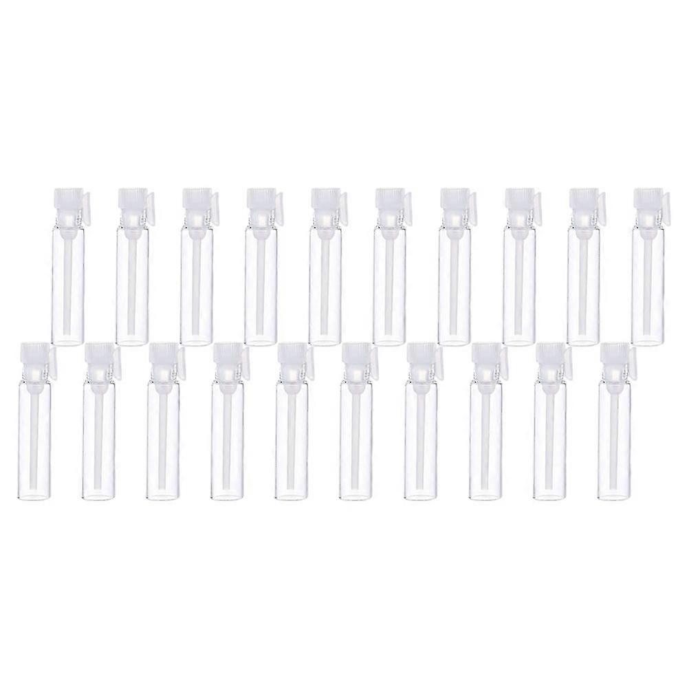 Glass Perfume Bottles Dropper Bottles for Storage 100Pcs Transparent Pack