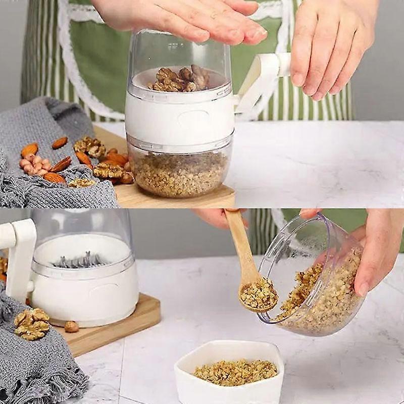 Household Dried Fruit Peanut Crusher Kitchen Hand Crank Nut Pulverizer