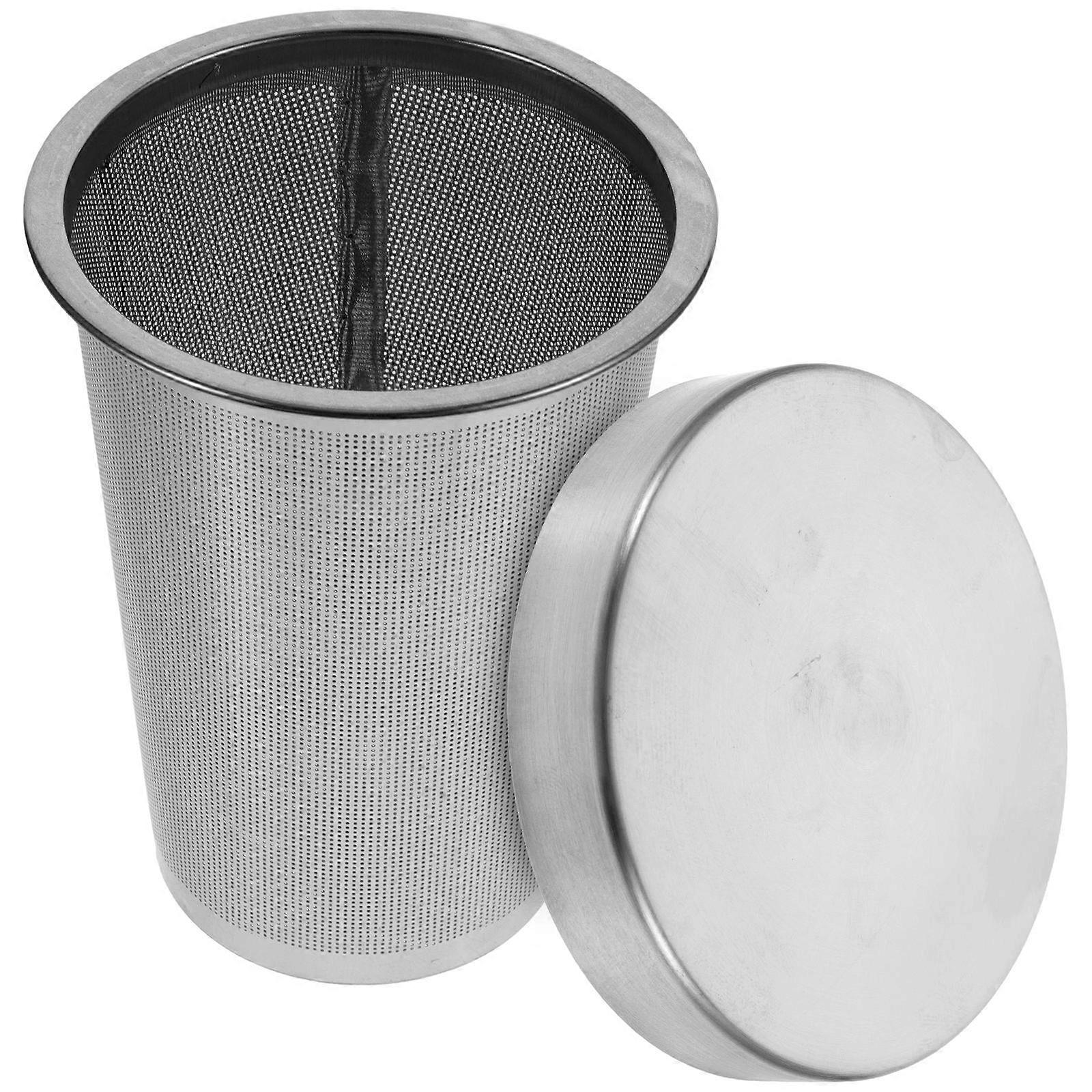Stainless Steel Tea Strainer Insert for Tea Infuser 2Sets Silver Mesh Filter