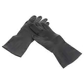 3 Pairs Barber Hair Dye Gloves Anti-slip Waterproof Hand Protectors Hairdressing Supplies Hair Beauty Tools for Women Men - Size S (Black)