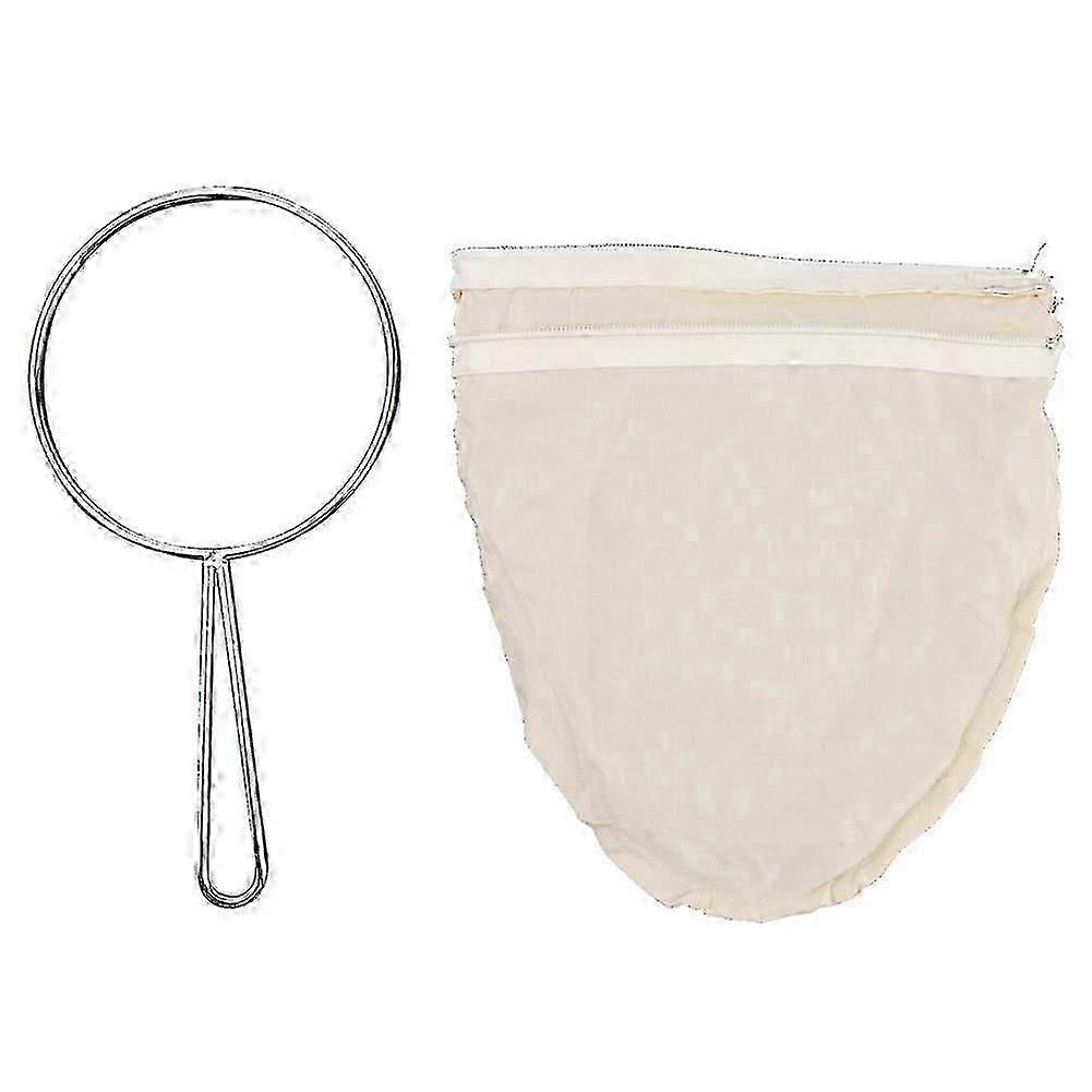Reusable Cotton Coffee Tea Bag Filter Strainer with Handle