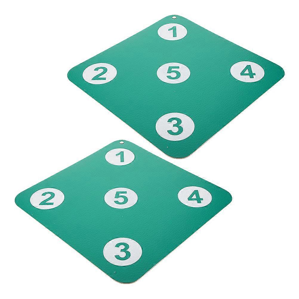 Fencing Training Square Target Tool for Self Training 4Pcs Dark Green Rubber
