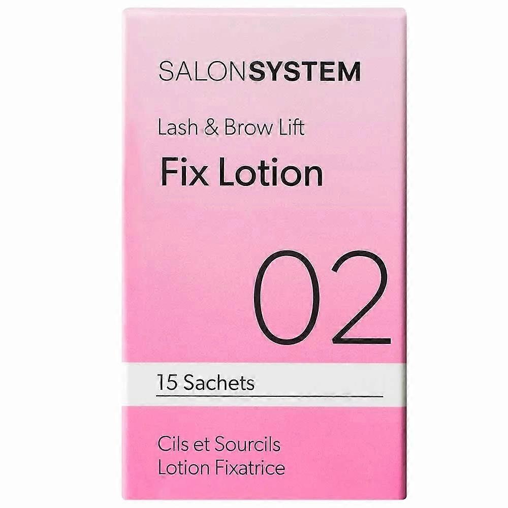 Salon System Lash and Brow Lift Fix Lotion 02 Sachets (15)