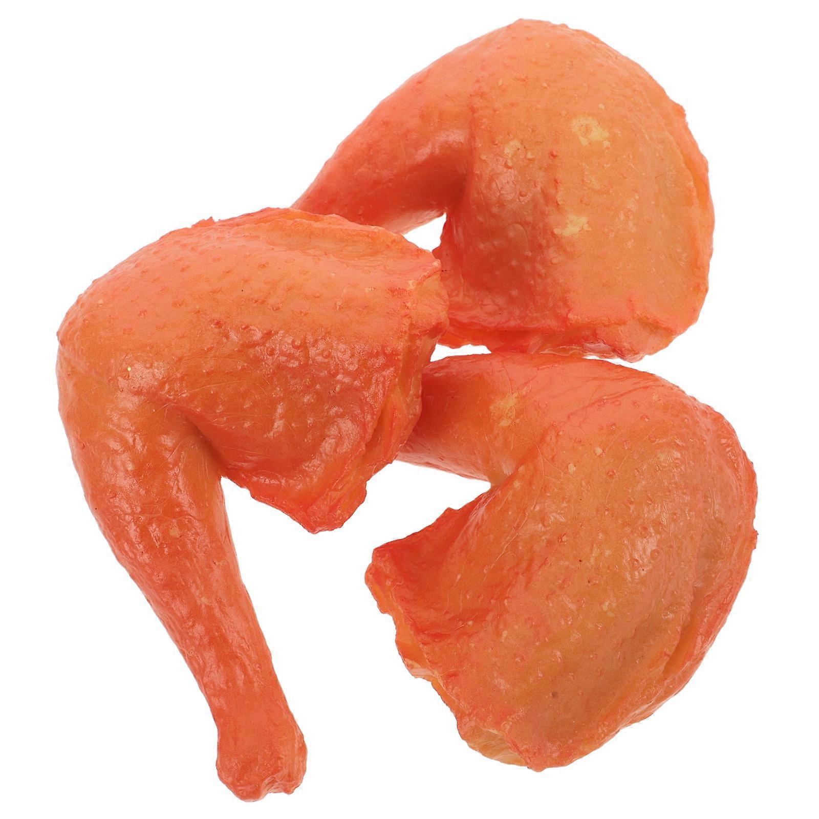PVC Artificial Duck Leg Models for Decor 3Pcs Simulation Set