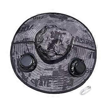 Solar Fan Hat – Dual Rechargeable Cooling Fans – for Fishing & Outdoor Hiking