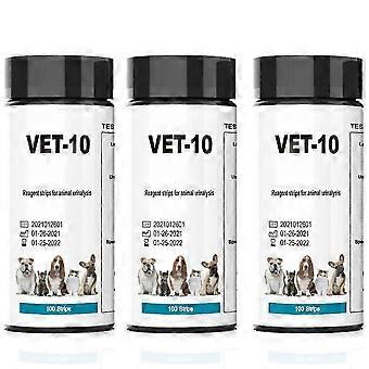 Urine voor huisdieren teststrips, 100 Urineonderzoek Parametertests voor honden, katten, dierenartsen, nauwkeurig testen