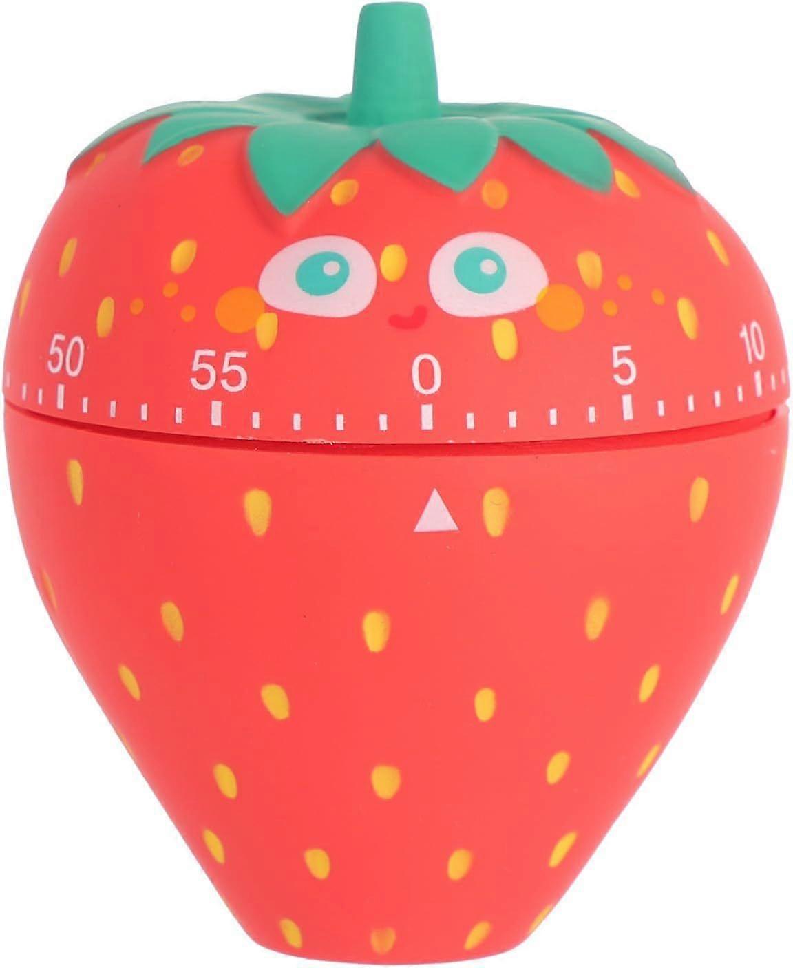 Mechanical Kitchen Timer Strawberry Design Countdown Reminder Cooking