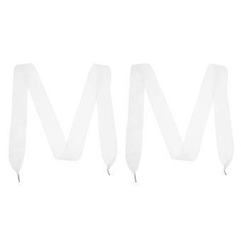1 paire de lacets de ruban de satin couleur bonbon mousseline de soie dentelle fil de neige pour femmes baskets chaussures de sport et talons hauts