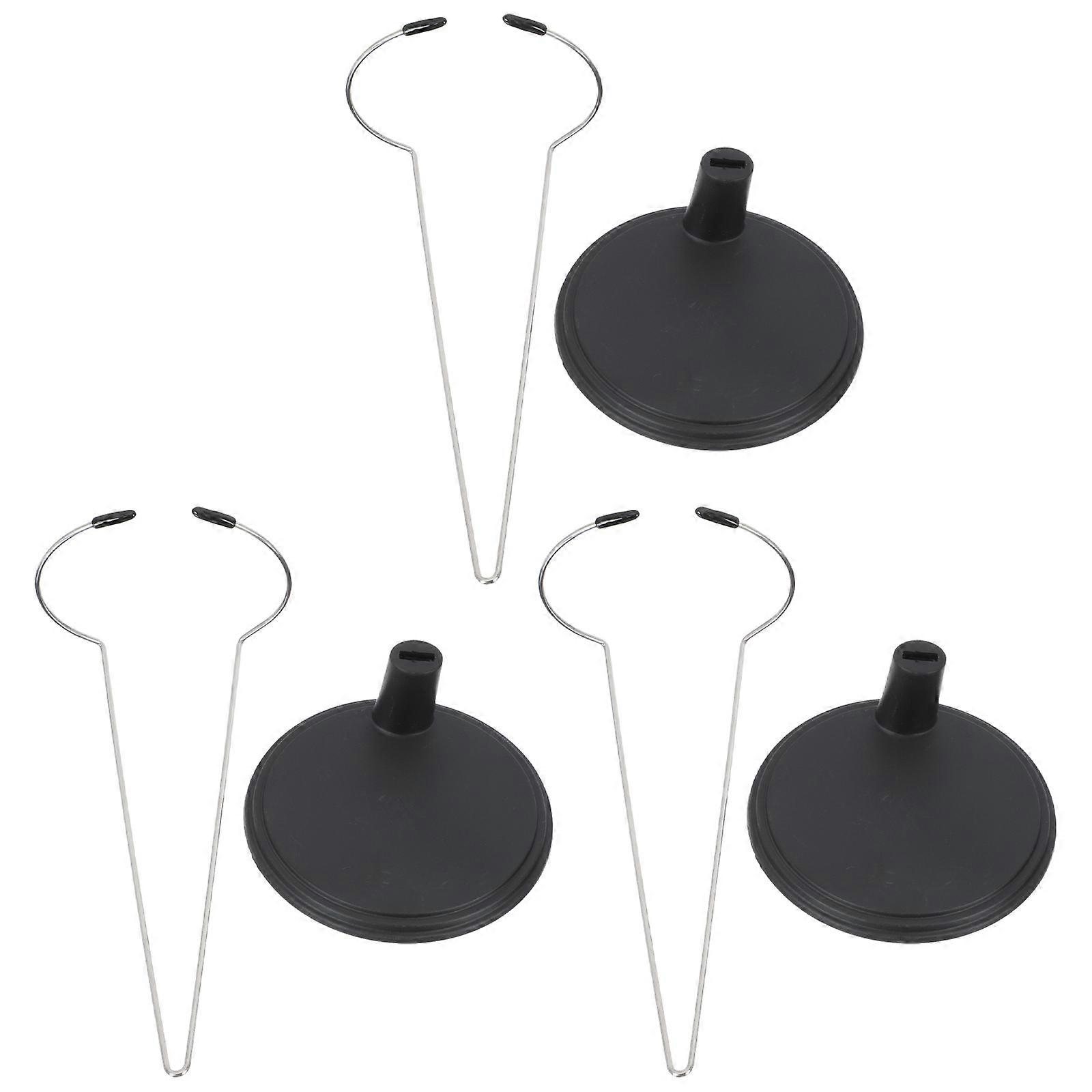 Doll Support Frame Adjustable PVC Dolls Rack for Storage 3Pcs