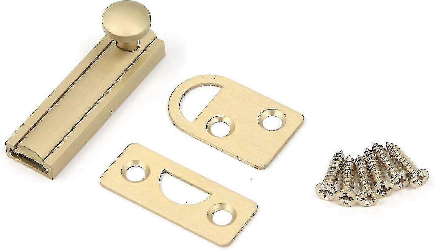 Solid Surface 2in Matte Barrel Bolt with Lock Hardware for Slide Surface Door