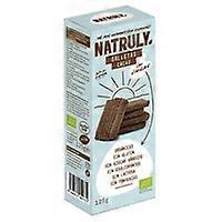 Organic cocoa flavored biscuits 125 g
