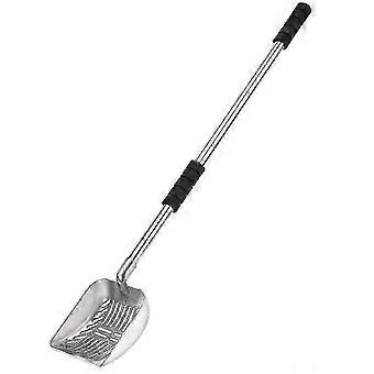 Exquisite Exquisite Metal Cat Litter Scoop With Deep Shovel And Long Handle Detachable Stainless Steel Non-stick Cat Li