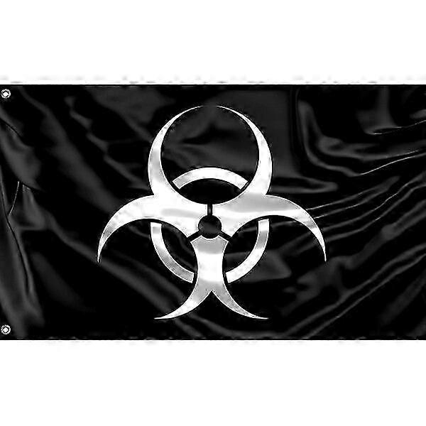 Black Biohazard Flag L0150