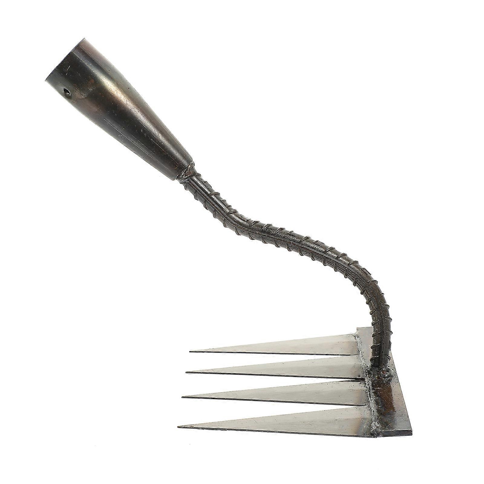 Steel Garden Rake for Weeding Function with Multi-Functional Rake Tool