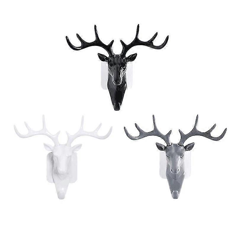 3pcs Storage Hooks, Antler Shape Hook
