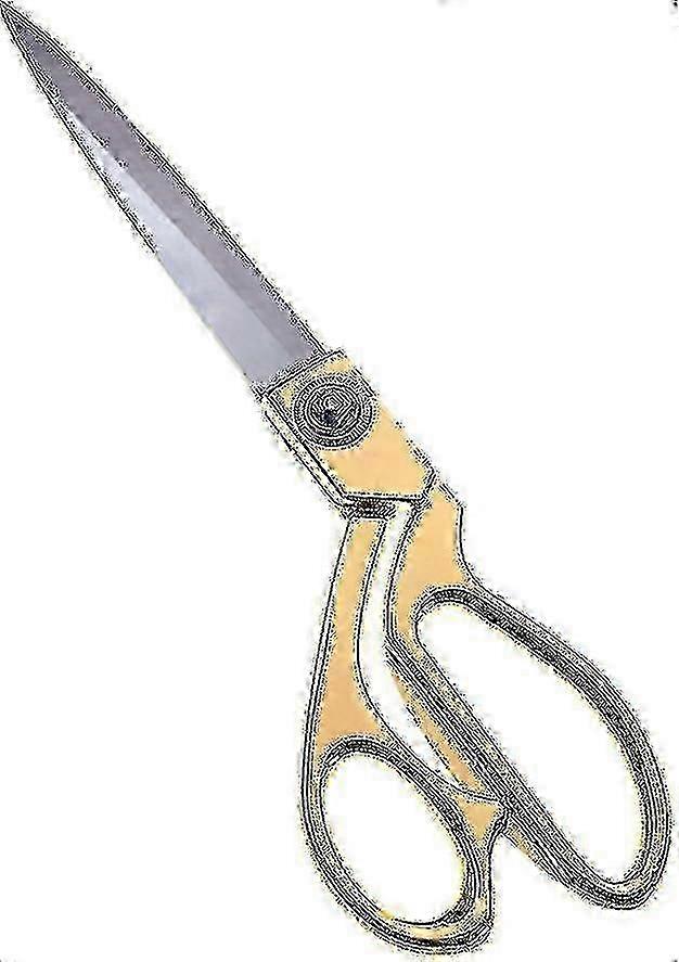 Large scissors for ribbon cutting durable fabric ceremony accessory