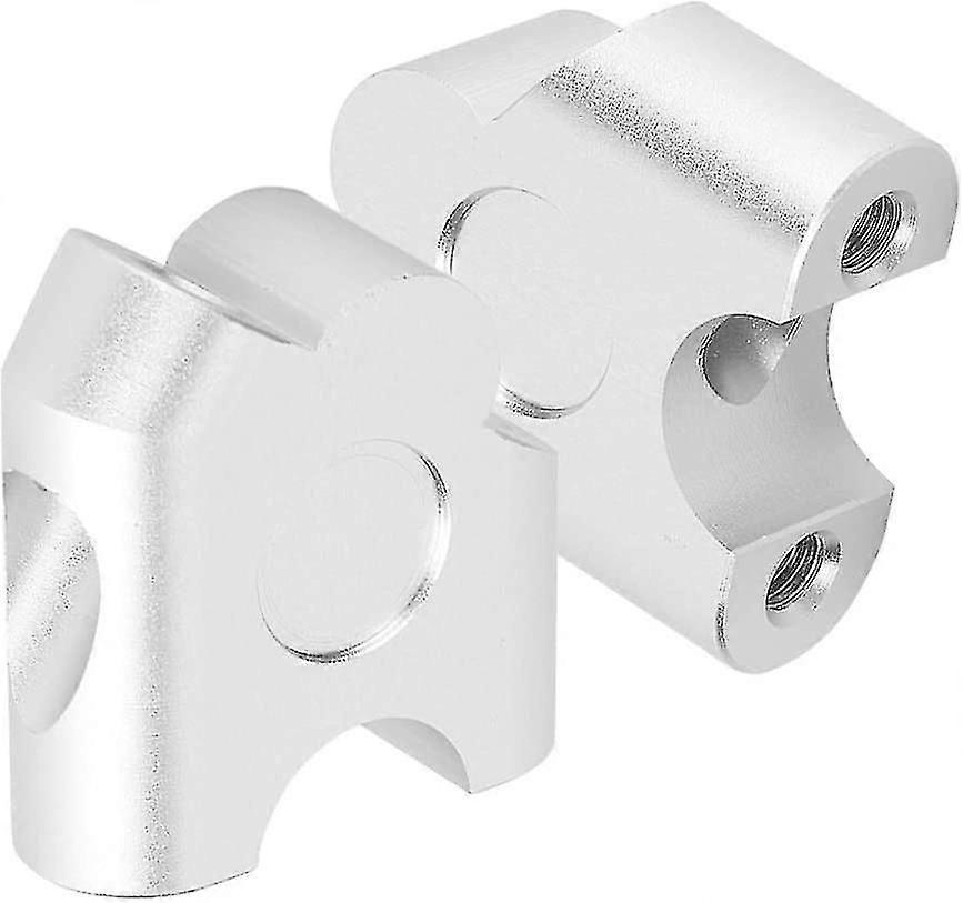 Motorbike Handlebar Risershandlebar Risershandlebar Clipssetback Mounting Adapter (silver) (2pcs)