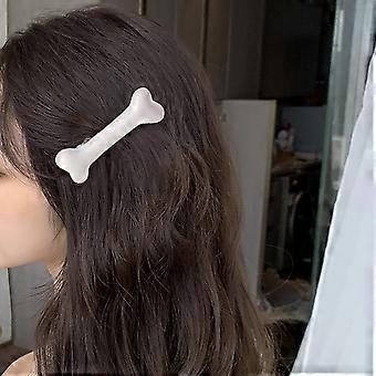 10PCS Dog Bone Hair Clips Decorative Side Band Clips Hairpins Alligator Barrettes Cosplay Costume Hair Accessories for Christmas Halloween 5Pairs Whit