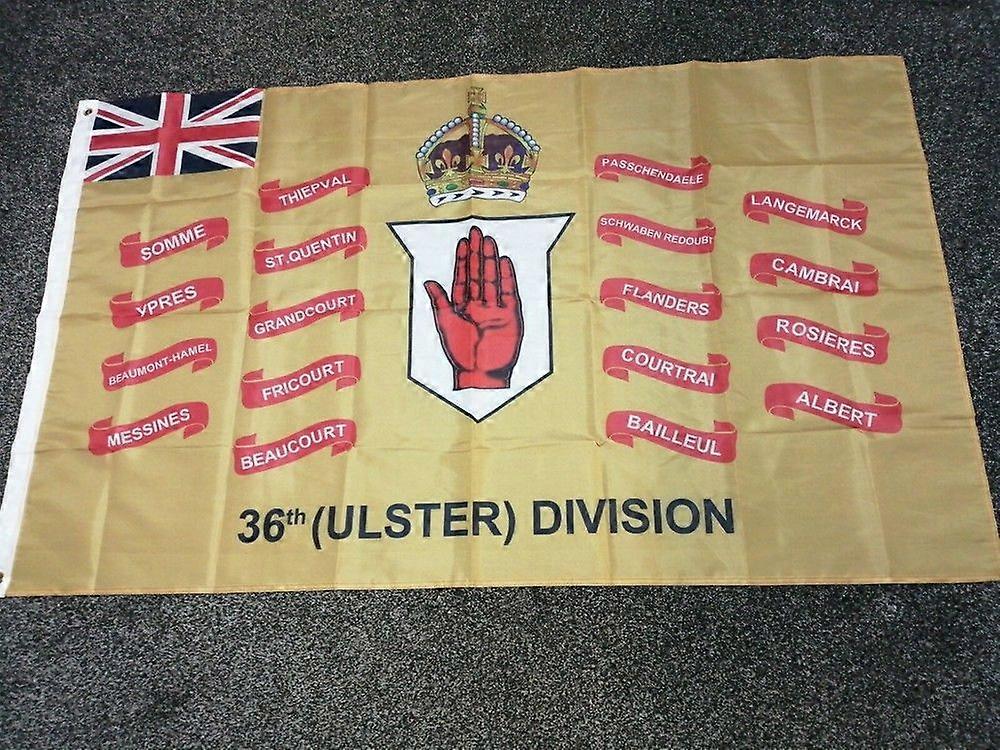 36th Ulster Division Battle ehrt Flagge Type053