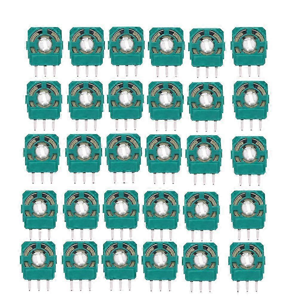 30PCS Joystick Potentiometers Sensor Module Kit 2.3Kohn for Controllers 3D Thumbstick Axis Resistor