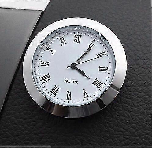 Round clock insert replaces mini clock with roman numerals