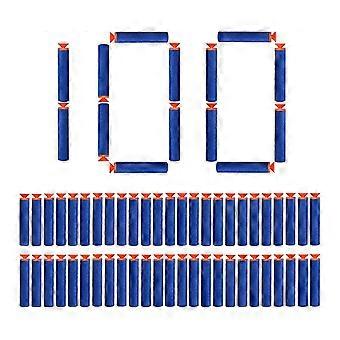 100 stuks 7,2 cm zuignap darts navulling kogels schuim pijlen accessoires voor nerf n-strike elite serie (zuignap)