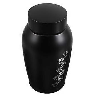 Stainless Steel Pet Memorial Urn for Storage Dog Cat Cremation Ashes Box