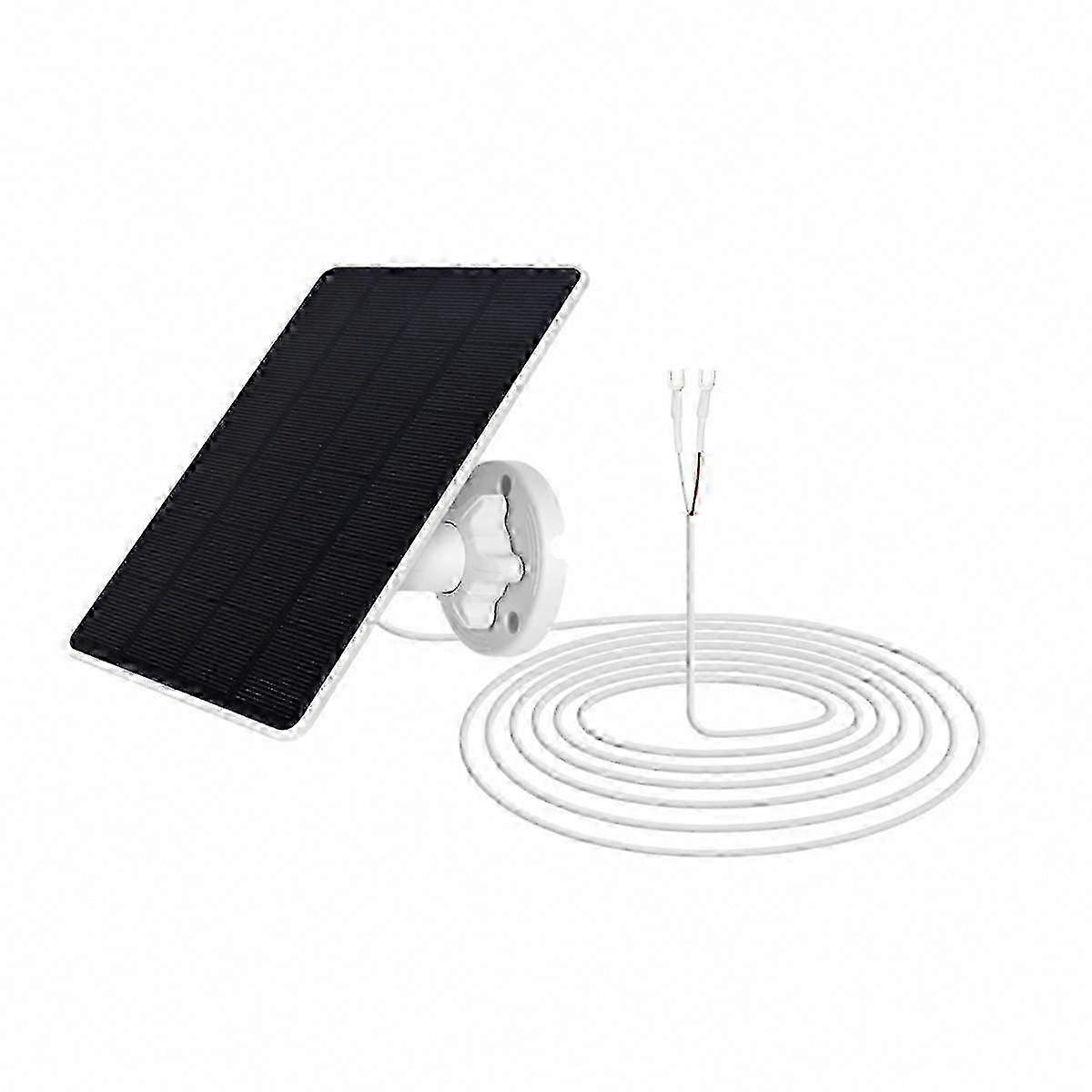 3W Solar Panel with 4M Cable IP65 Waterproof 360 Adjustable Bracket compatible with Ring Doorbell