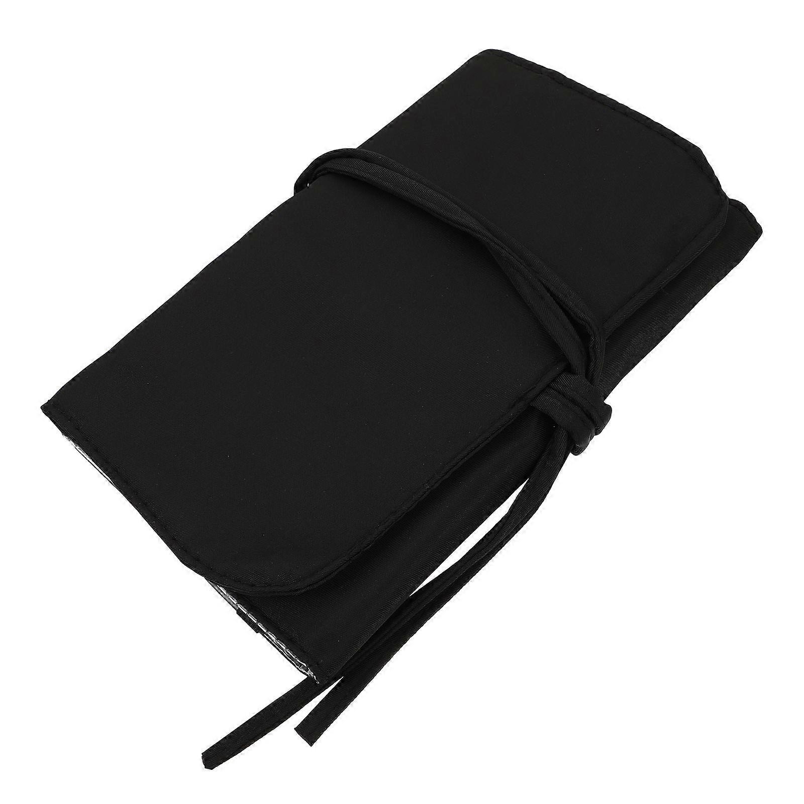 Makeup Brush Holder Organizer for Storage with Durable Rolling Case