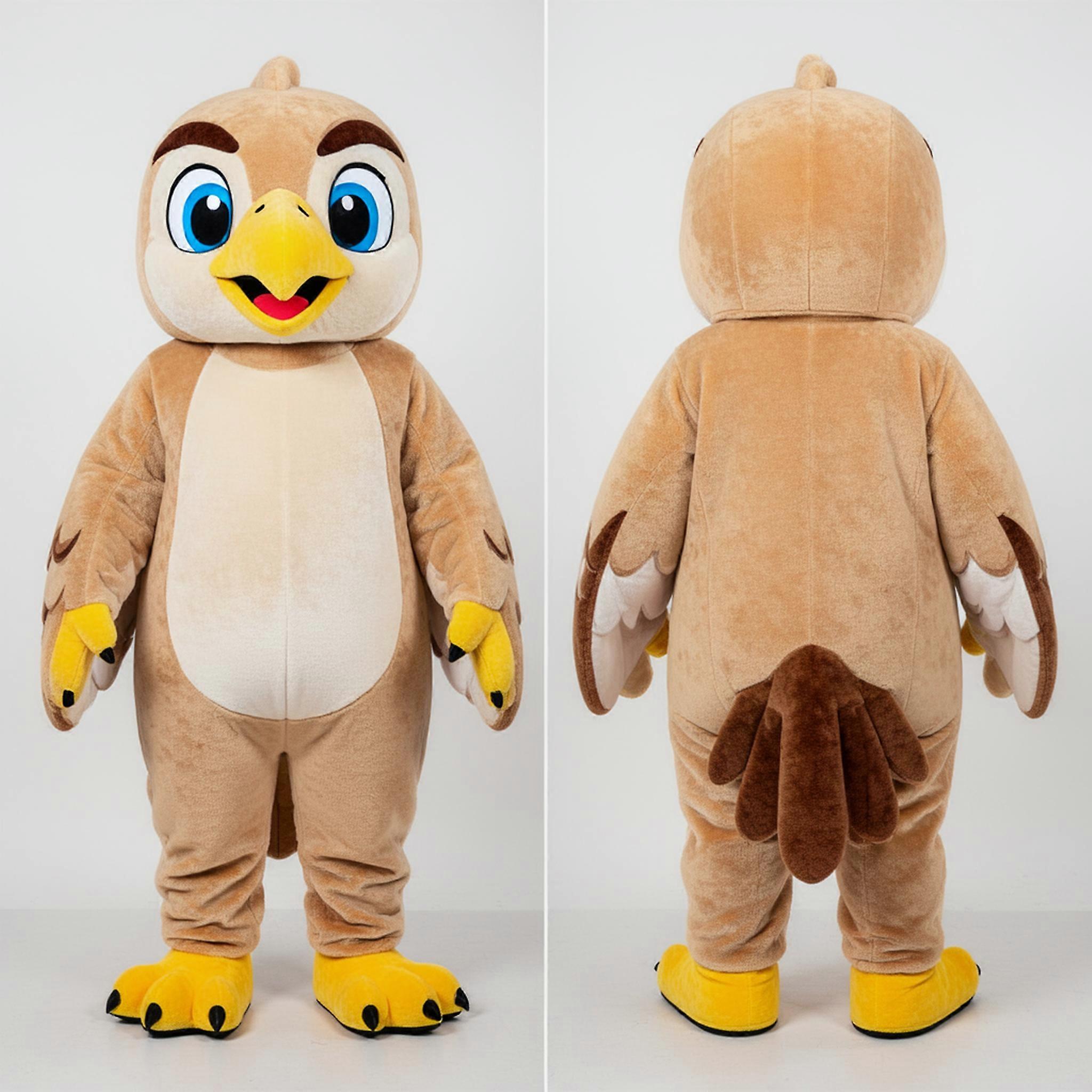 MASTICOT Tan Majestic Falcon Mascot