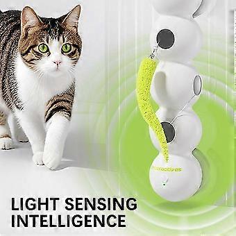 Interactive Caterpillars Cat Toy Suction Cup Wiggles Worm Cat Toy for for Indoor Cats Self-playing Home