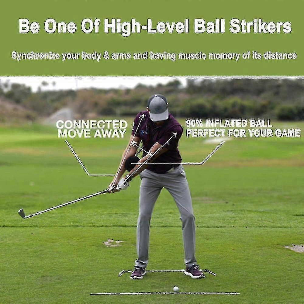 Golf Swing Trainer Ball With Smart Inflatable, Assist Correction Training