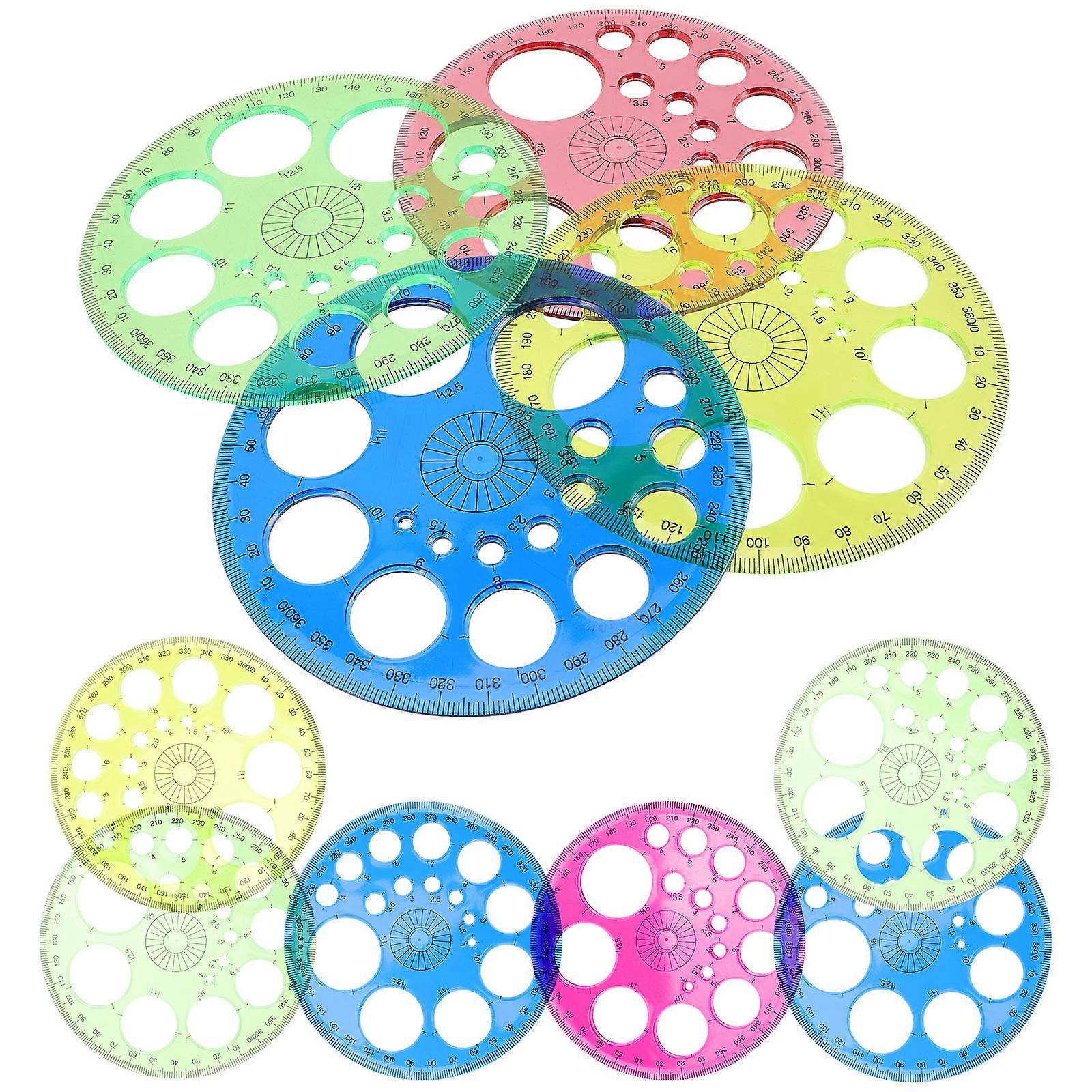 Plastic Protractor Measuring Protractor for Repair 10Pcs Convenient Tool
