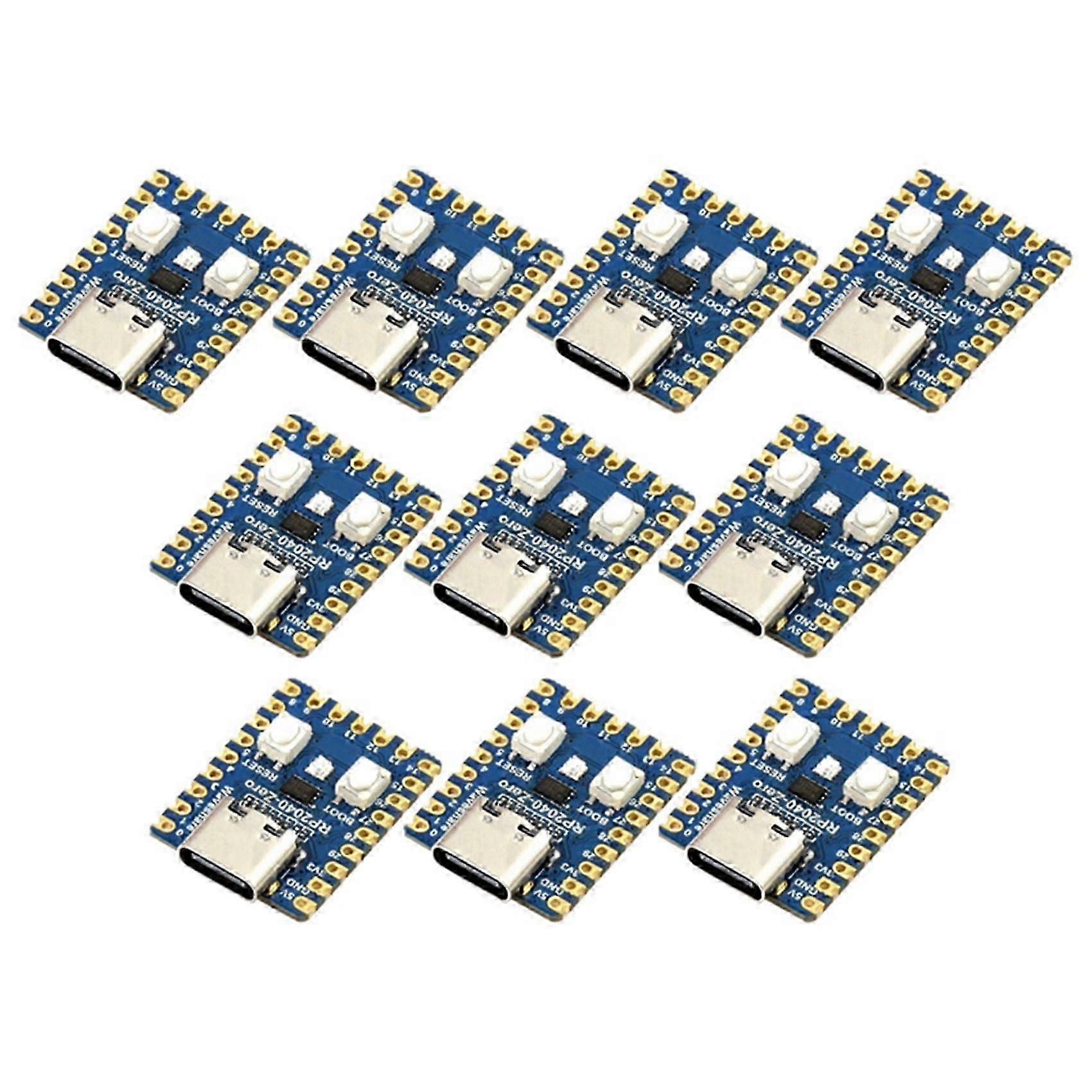 RP2040-Zero Microcontroller Development Board Compatible with Raspberry Pi RP2040 Dual-Core Cortex M0+ Processor 2MB Flash 20Pcs