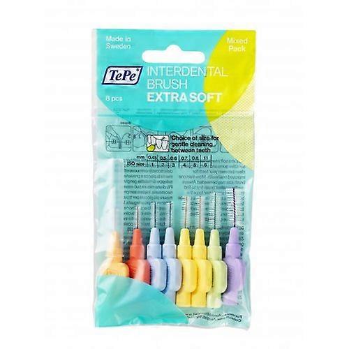 Weiche Interdentalbürsten eXRate 8 Stück