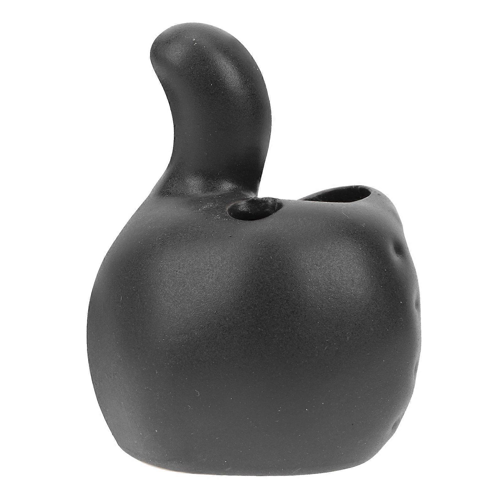 Flower Vase Ceramic Material for Decor 2Pcs Artistic Hand Shape Container