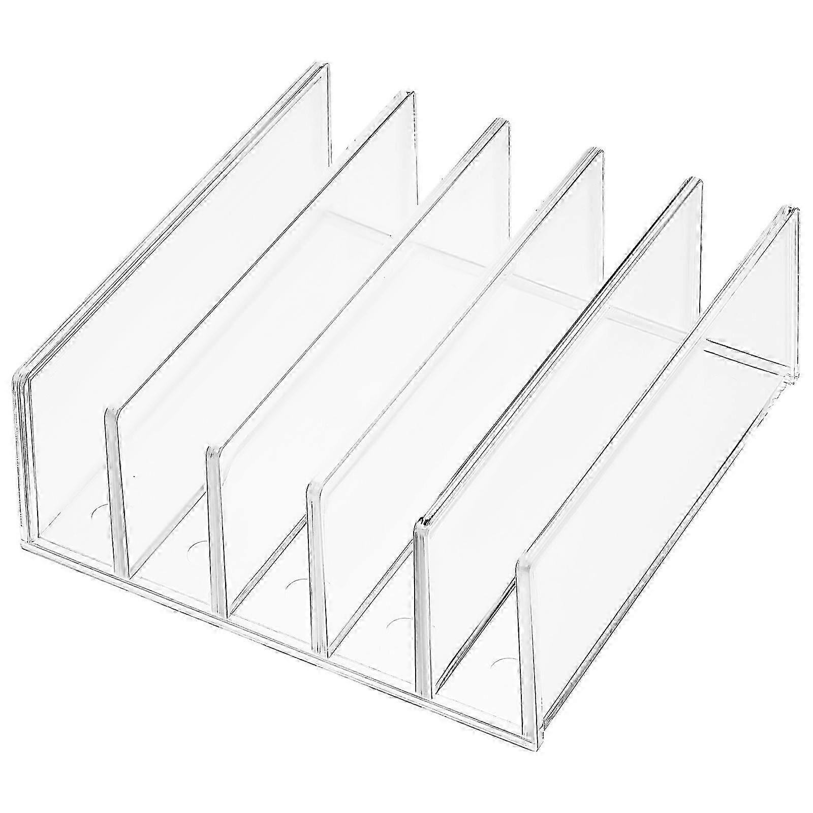 Document Stand Rack File Holder Desktop Book Storage Rack Office Supply