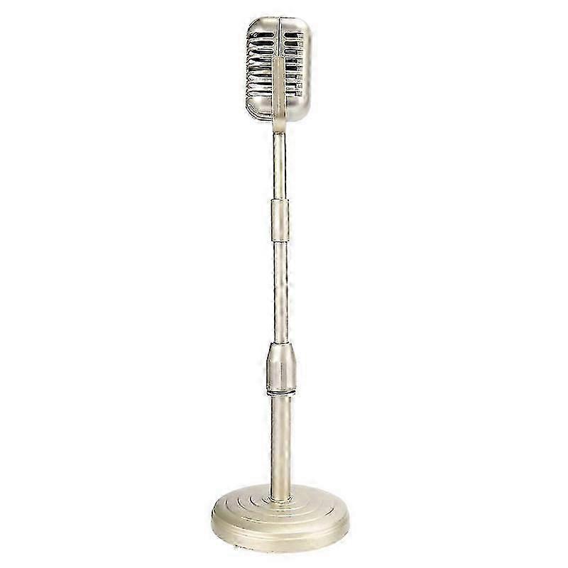 Desktop Retro Mic Prop Weighted Base