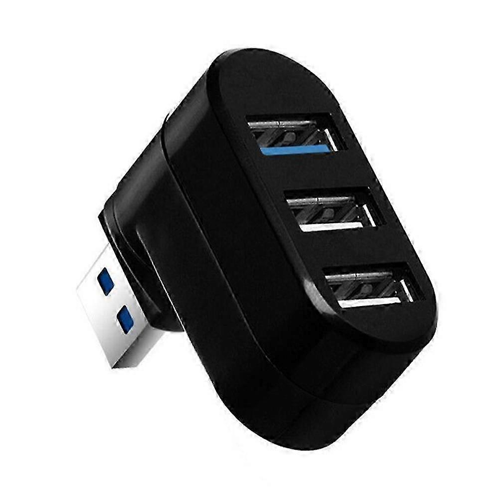 Rotating 3 Port USB 2.0 Hub