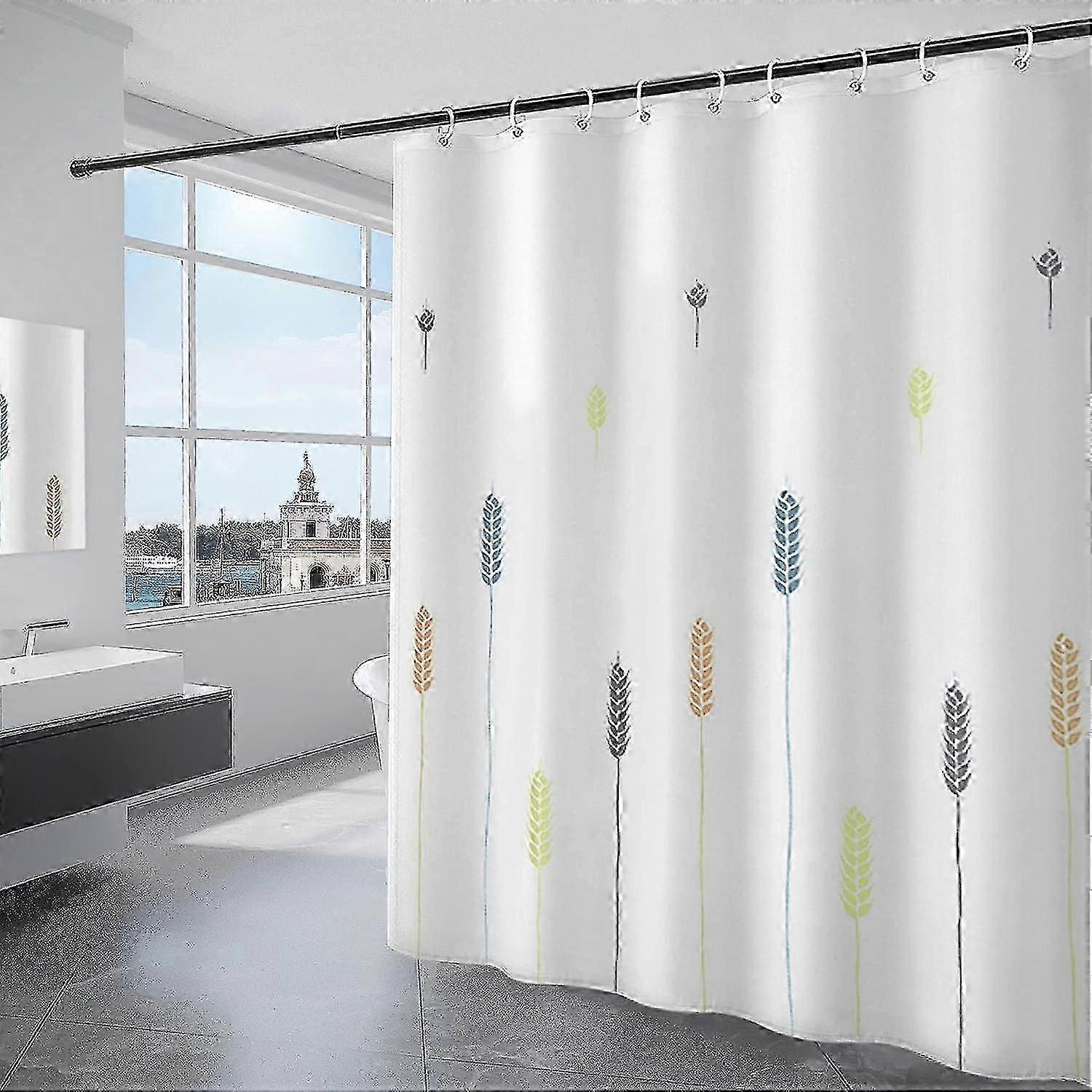Smooth-Finish Waterproof Shower Curtain