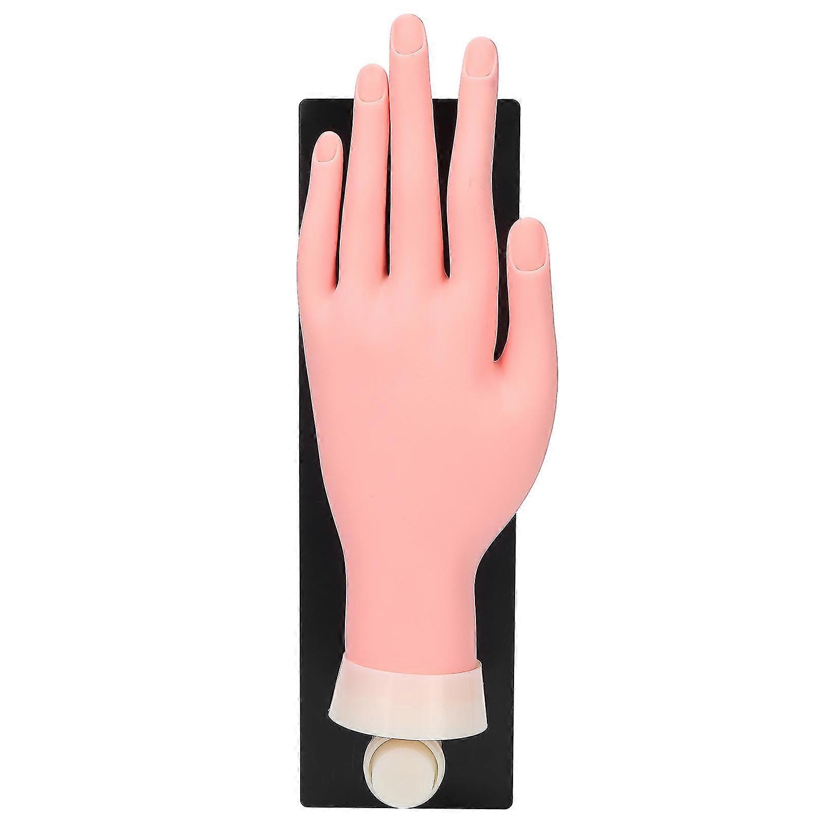 Realistic Bendable Nail Practice Hand