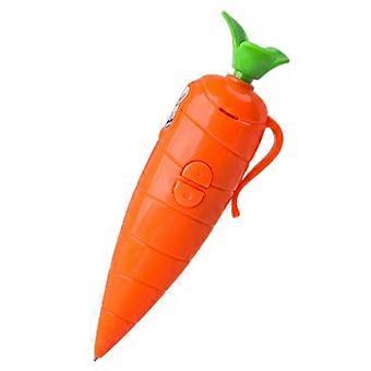 Novelty Carrots Design Press Type Recording Pen Battery Powered for Party games_DJ