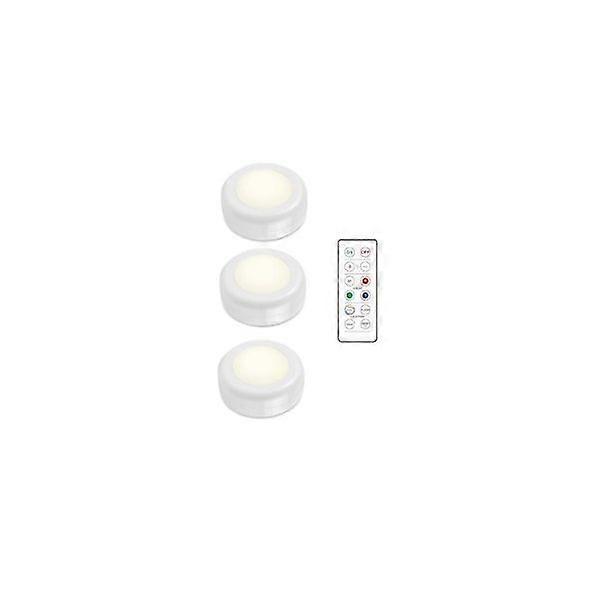 3-pack LED spotlight LED spotlight with remote control battery operated